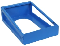 The plastic jerry can with level view stripe