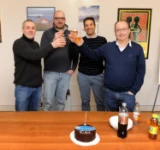 The Syncro team of the Jernej Korpar company celebrate 10 years of Syncro van conversions in Slovenia