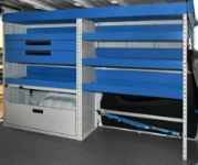 The Trafic’s racking on the left side