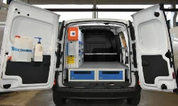 Underfloor drawers in a Citan