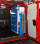 Van racking of the right side