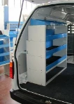 Van storage solutions Porter Piaggio