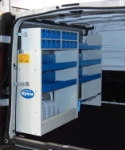 Van upfitted for hotel and catering kitchen suppliers
