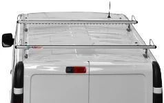 Roof bars on a Nissan NV300
