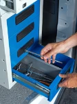 Sideways-opening drawers