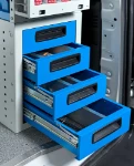 Sideways-opening drawers