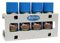 Spray can racks for vans