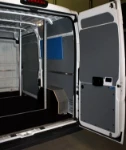 Syncro accessories in a van operated by door and window installers