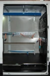 Syncro System accessories for van equipped for servicing of gas systems used for winemaking