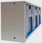 Syncro System’s tilting transparent containers