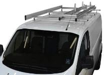 The Custom’s combined roof rack and ladder carrier