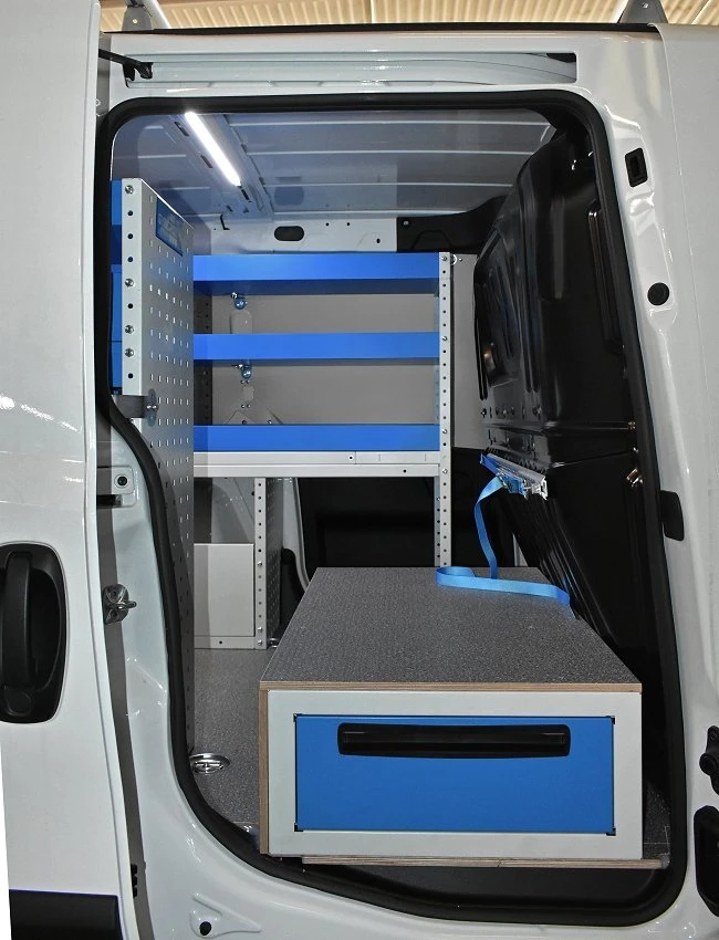 Shelves, drawers, accessories Syncro for the Fiat Doblò