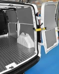 The floor and bodywork lining system on the right of the Custom