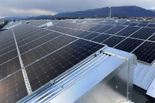 The Francom plant’s rooftop photovoltaic system