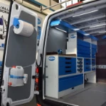 The left side of the refrigeration workshop in the Sprinter