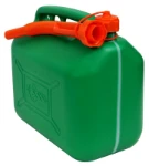 The plastic jerry can with level view stripe