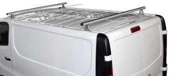 The roof transport system fitted to the Fiat Talento