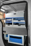 The underfloor drawer accessible from the Citan’s side door