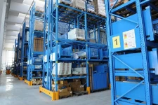 The warehouse of the factory in Via Portile