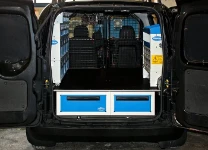 Upfit for Citroen Nemo with removable plastic drawers