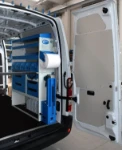 Van racking for technicians specialising in compressor maintenance