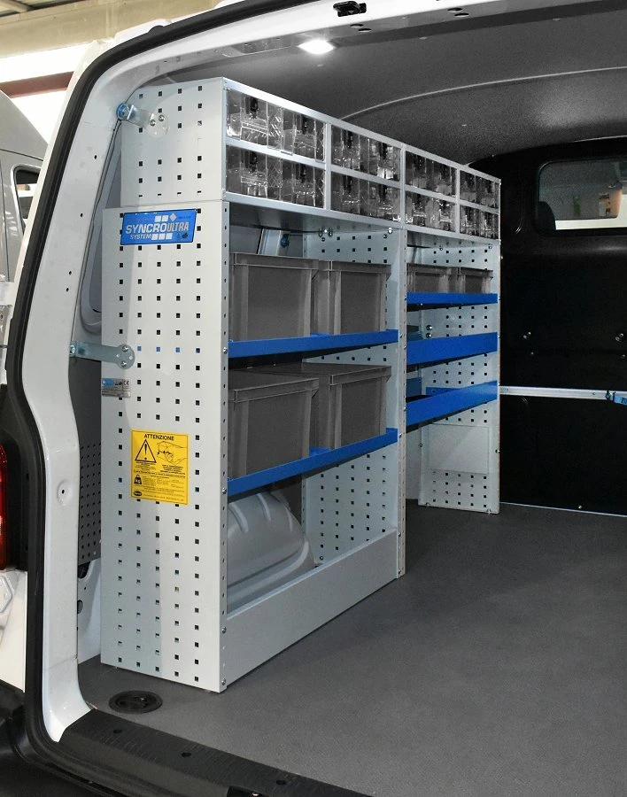 A VW Transporter with Ultra racking