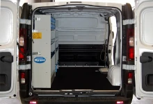 Van upfit for commercial kitchen technicians