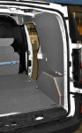 Wheel arch, floor and wall liners in the Nissan NV250